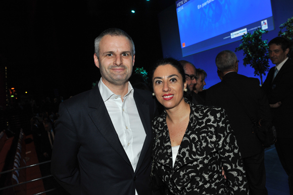 9. Lionel Badier et son épouse Marta Pardo-Badier, directrice du Mercure Château Perrache