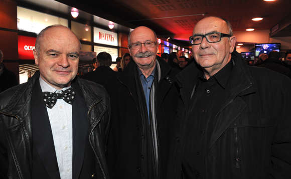 9. Lionel Lemoine, sous-préfet de Vienne, Roger Porcheron, maire d’Estrablin et Jean-Pierre Rioult, maire de Chasse sur Rhône