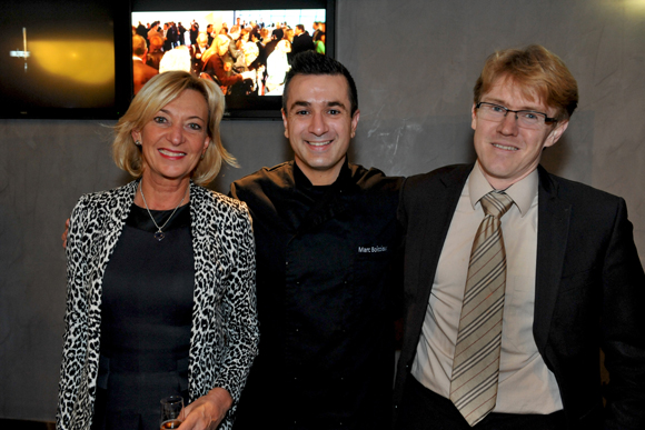 11. Marie-Odile Fondeur, adjointe au Commerce, Marc Boissieux, Masterchef 2013 et Franck Boucaud-Maitre (Chocolats Voisin)