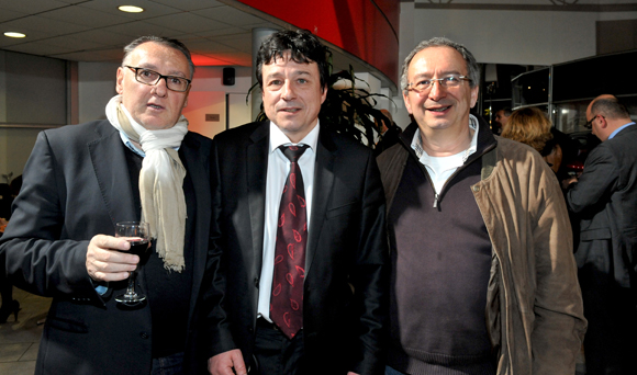 14. Marc Jean (Le Progrès), Luc Chioetto (Groupe Delorme) et Marc Rizos (Groupe Victoria)