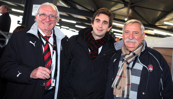 16. Jean-Pierre Charlemagne, Yann Robert, président du LOU Rugby et Roger Cesa, ancien président du LOU Rugby