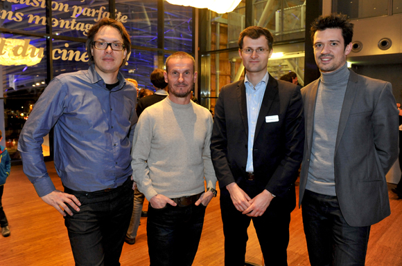 19. Loïc Rome, Alain Cussol (Socotec), Alexis Gabreau (Confluence) et Lionel Herry (EG active)