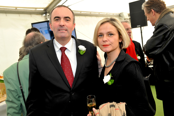 19. Michel Lefaou, président de la SACVL et Stéphanie Olive (Stimulate Unique Design)