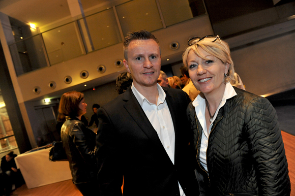 20. Franck Chapon, directeur des UGC Lyon et Nathalie Pradines (Synersens Company)