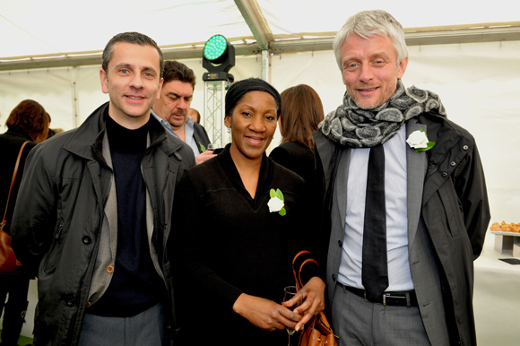 20. Ronald Sannino, adjoint au maire du 9ème, Colette Ilunga, adjointe à l’insertion et Hubert-Julien Laferriere, adjoint à la Coopération