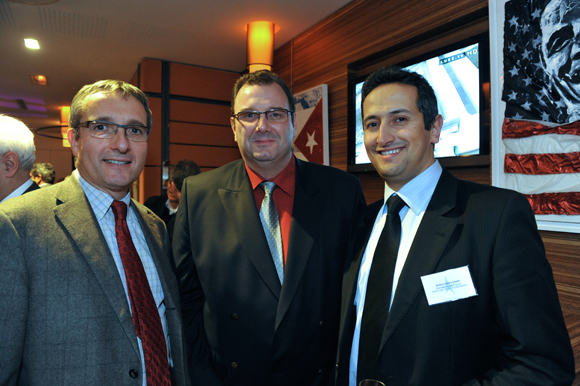 21. Alain Monticelli, président de Spigraph, Philippe Valentin (Groupe Valentin) et Eddy Fernandes (Banque Rhône-Alpes)