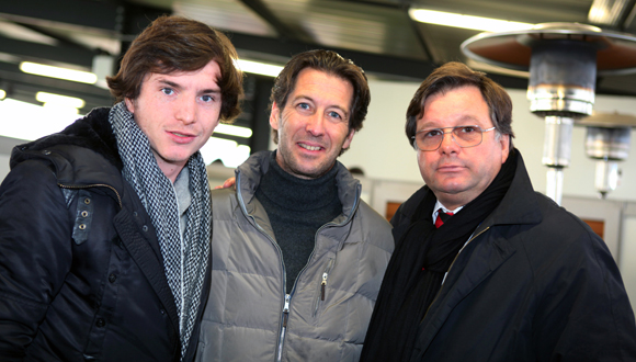 22. Marc-Antoine Ginon, Maître Philippe Veber et Franck Isaac-Sibille (LOU Rugby)