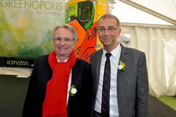 22. Bernard Rivalta, président du Sytral et Alain Giordano, maire du 9ème