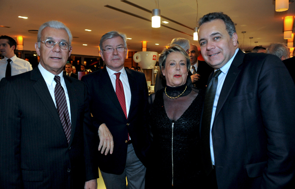 25. Christian Gauduel, président du Groupe Gauduel, Vincent Labruyère, président du Groupe Labruyère, Carole Dufour (Idées en Tête) et Denis Broliquier, maire du 2ème    