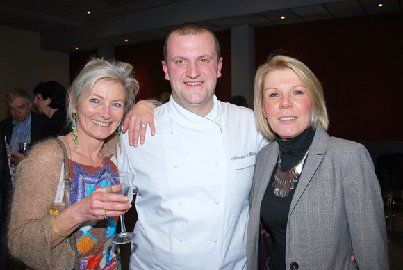 29. La pianiste Myriam Hennevin, le chef Arnaud Millet (Domaine de Clairefontaine) et Frédérique Filiot