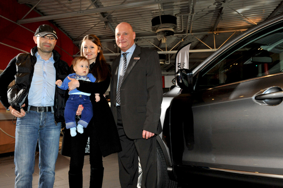 31. Lionel Desserprit (Immob’Art), son épouse Marina, leur fils Nikita et Jean-François Dupont (Groupe Delorme)