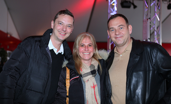 3. Stéphane Cholat (Positif Immobilier), Patricia Brochier (PBF) et son époux Jean-Marc (EGA)