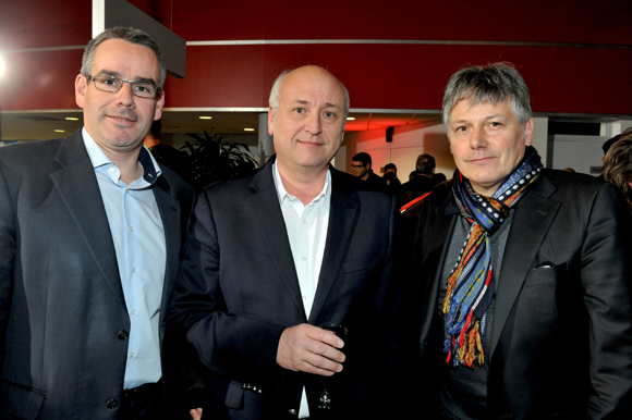 3. Eric Delacroix, Dominique de Saint Leger (Cargo location) et Olivier Delorme, président du Groupe Delorme Automobiles