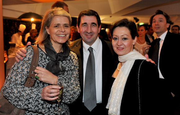 32. Françoise Deydier (Lyon Resto), Guy Lassausaie et son épouse Marie