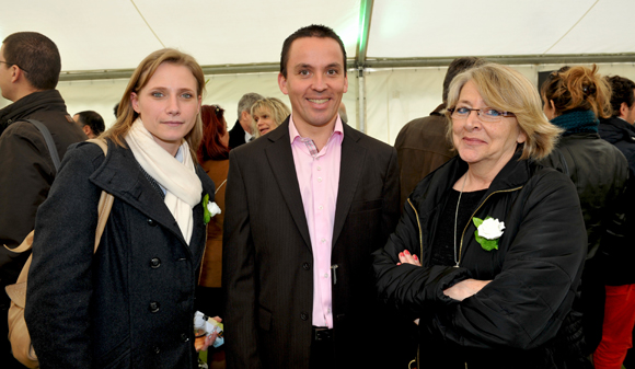 34. Caroline Minaire (Lycée professionnel Martin Luther King), Marc Bourdon (Maison de l’emploi & de la formation de Lyon) et Monique Labaune (Pole emploi Lyon Vaise)