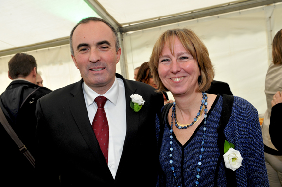 39. Michel Lefaou, président de la SACVL et Blandine Reynaud, conseillère du 9ème