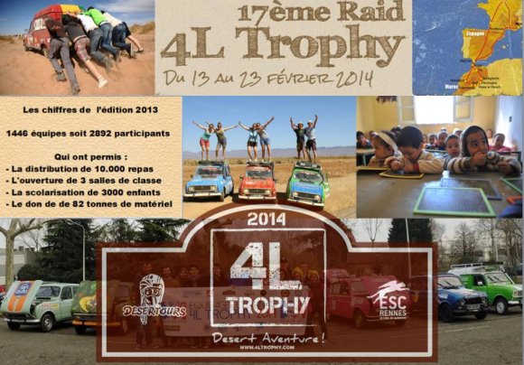 4L Trophy 2014. Les moteurs des pilotes de l’Idrac prêts à vrombir !