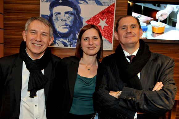 54. Alain Dias (AD Participation), Karine Isoz et Jean-Pierre Lorente, PDG de Selectour Bleu Voyages