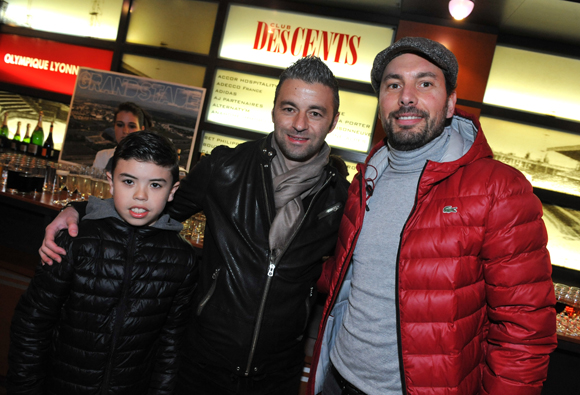 7. Aaron, son père Misha Djorkaeff et David Friio