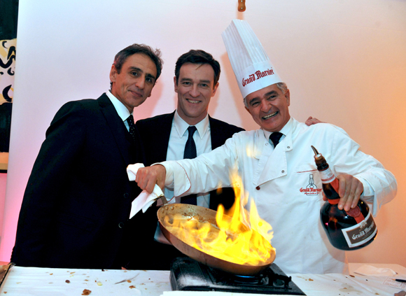 81. Michel Havard, Silvio Iacovino, directeur général Sofitel Lyon Bellecour et Roger de Grand Marnier