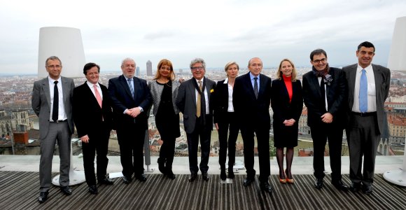 Municipales 2014. Balade au programme pour Gérard Collomb