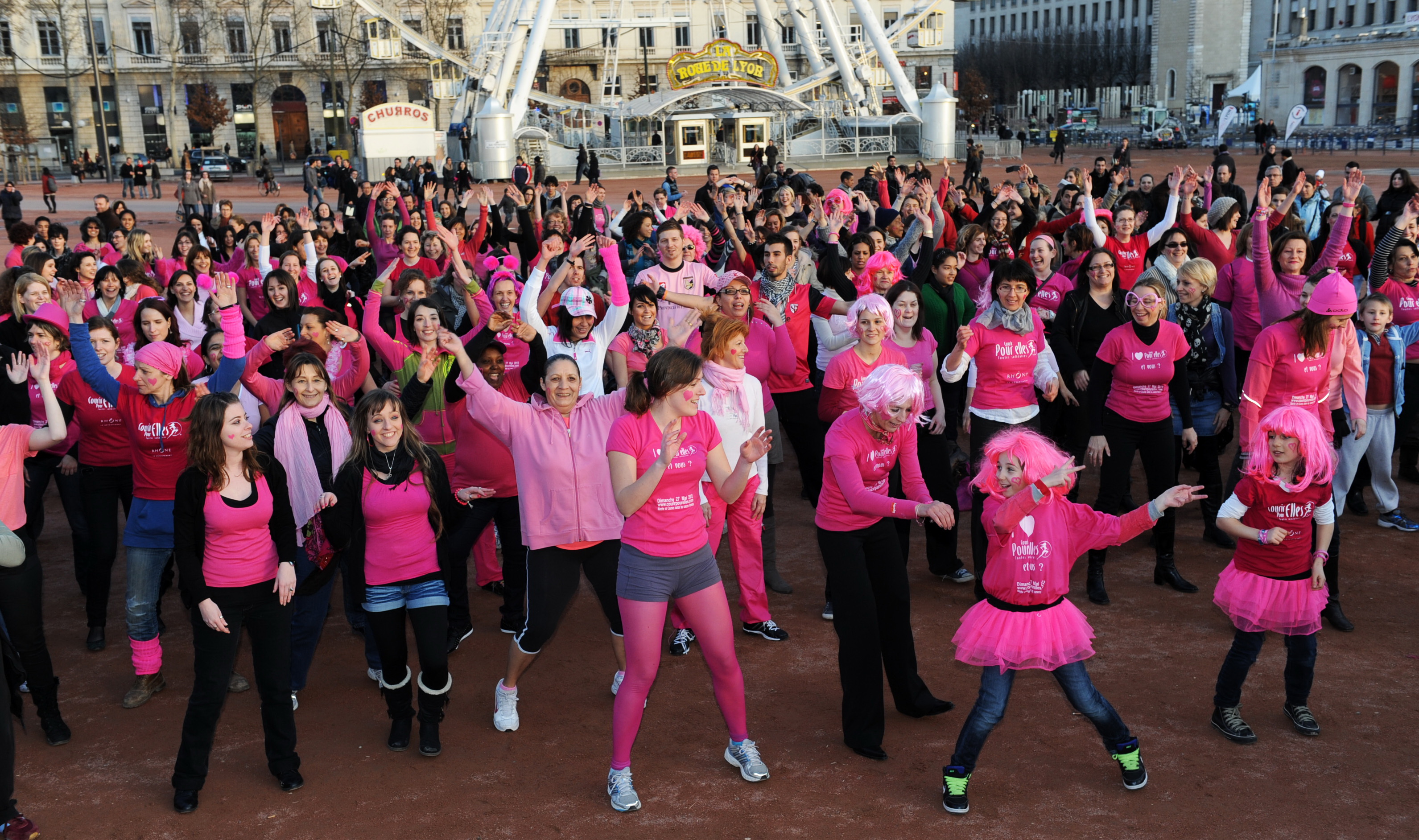 Avant de courir pour elles, elles vont danser !