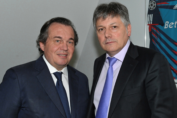 1. Olivier Ginon (Président de GL Events) et Olivier Delorme (Président du Groupe Delorme)