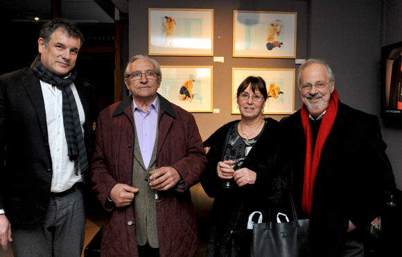 12. Gilles Demange (Orosa), Jean-Marie Dalmais, Pierrette Soton et Philippe Bardol