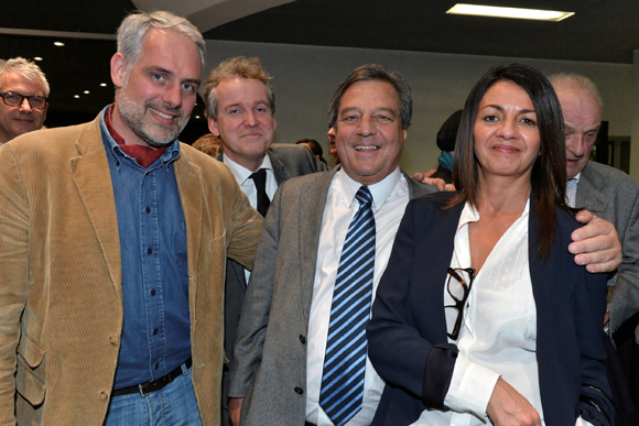 21. Jean Philippe Peynard (AXA), Luc Lafond, François Turcas et Amele Carat (Algorys)