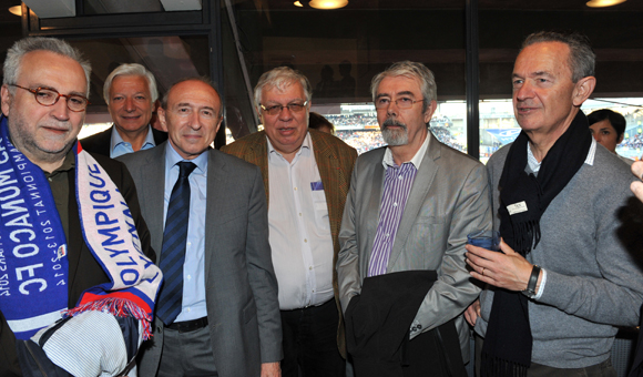 21. Jean-Yves Sècheresse, Marc Fraysse, Gérard Collomb, Pierre Jamet, Jean-Pierre Flaconnèche et Christian Philip