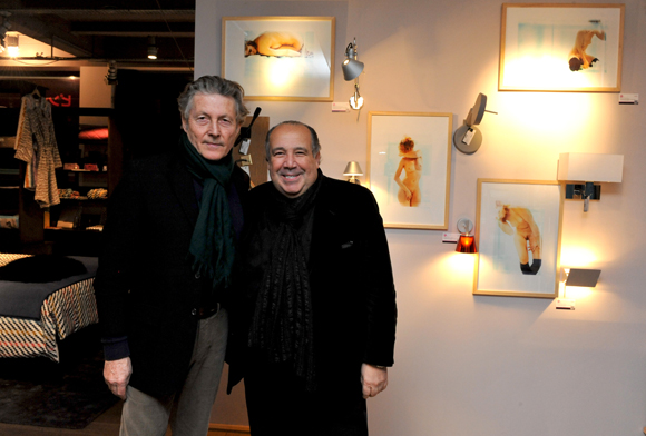 22. le peintre Alain Chevrette et Le Couturier Max Chaoul