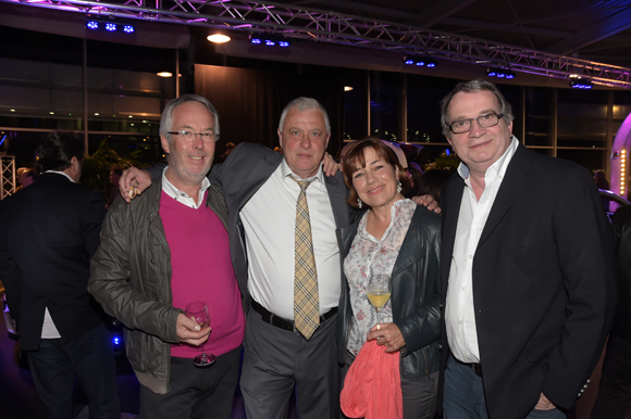 22. Guy Bonnet-Piron, son épouse Michèle, Bernard Trux (Mercedes-Benz) et Gilbert Reboul (Golf de Vilette d’Anton)