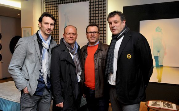25. Pierre Mouret (Ideal Systéme), Sébastien Le Guillou (Moreteau), Philippe Echavidre (WES) et Gilles Demange (Orosa)