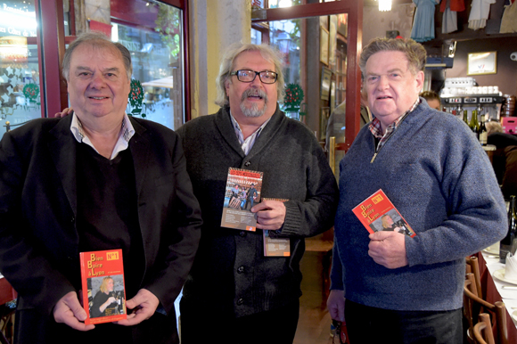 4. Bernard Copeaux (Le ban des vendanges), Alain Vollerin et Robert Arlaud (Vigneron à Leynes)