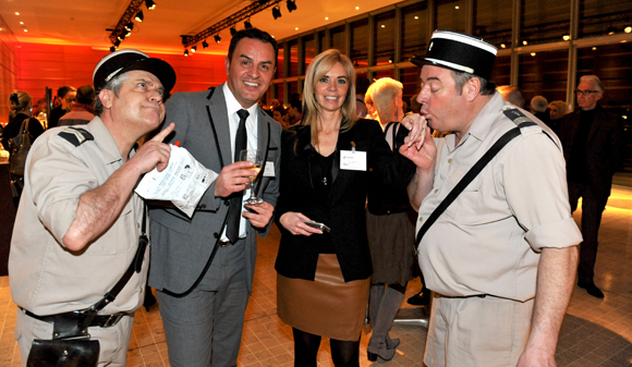 4. Philippe Gamel, Michel Mancuso, son épouse Mylène (Millésime Patrimoine) et Stéphane Foucher