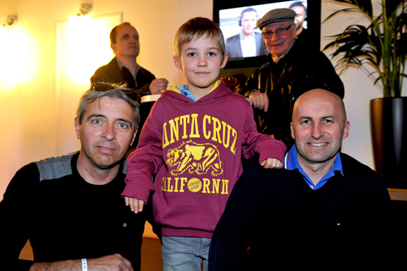 5. Thierry Legeay (Positif), Tom et son papa Laurent Goyffon (Rams-Cummins)