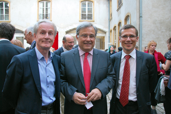 10. François Royer, conseiller d'arrondissement du 2e, Emmanuel Imberton, président de la CCI et Alain Fauveau, directeur général de la CCI