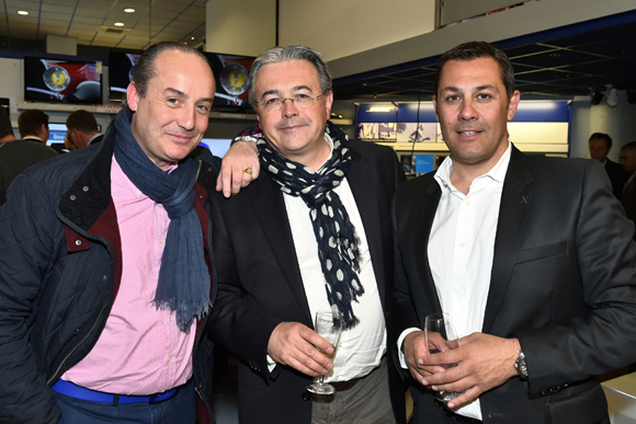 10. Richard Thavel, Marc Pigeroulet (Arioste immobilier) et Arnaud Gauduel (Maserati Gauduel)