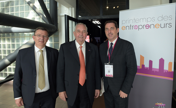 11. Paul Rolland (Métallurgie Rhodanienne), Jean-Paul Mauduy, président de la CRCI et  Jacques Marcout (Prisme Consulting)