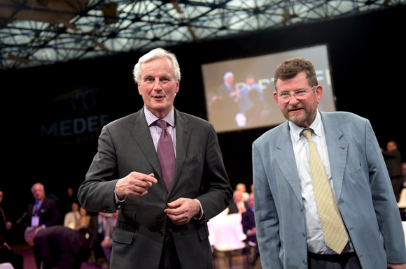 14. Michel Barnier et Michel Godet