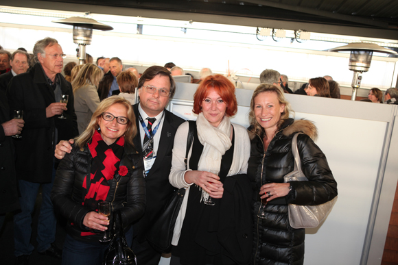 18. Valérie Fetaud, Franck Isaac-Sibille (LOU Rugby), Laurence Masson (Eurexpo) et Sophie Lemoine 