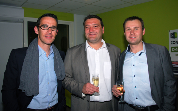 21. Jean-Philippe Barral (Groupe Bernard), Marcel Prolange (Setreal) et Philippe Calandrini (Groupe Bernard)