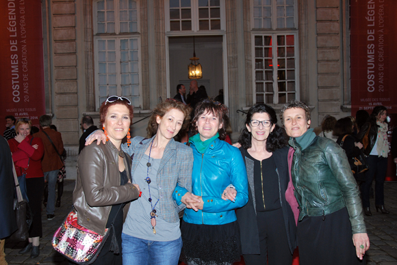 23. Mano Salomon, Claire Monnet et Martine Laporte, Sylvie Barrault et Christelle Paillard l’équipe de maquillage et coiffure de l’Opéra de Lyon