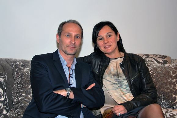 27. Fabrice Vidal, adjoint au Maire du 3e arrdt (Commerce et artisanat) et Sandrine Chausson