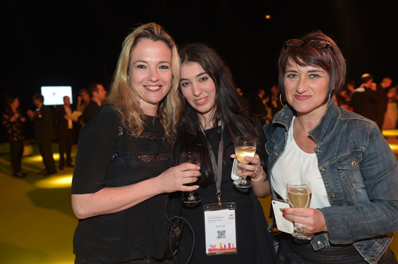 28. Sandra Eysseric (Medef), Agnès Chorfi et Mirella Launay (Le tout Lyon)