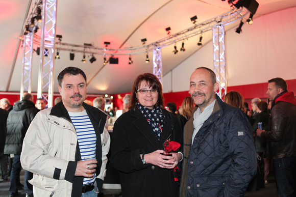 3. Hervé Ruel (Easyteam), Florence Mayet (SFR) et Edouard Perret (Citroën)