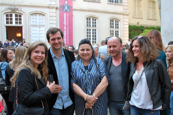 6. Virginie Decia et Nicolas Scala (Sienne Design), Pascale Mathilon (Serfim), Olivier Fischer (Sienne Design) et Julie Perin Fischer (Artiste plasticienne – Alternatif Art.com)