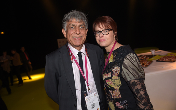 64. Manan Atchkezai, président de la SFIP et Sandrine Neuzeret (SFIP Sécurité)