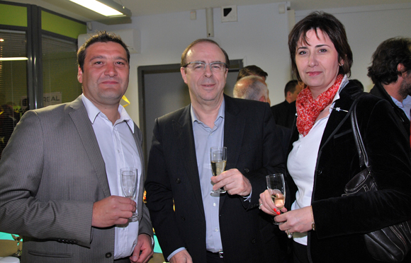 6. Marcel Prolange (Setreal), Christian Morel (La Voûte chez Léa) et Catherine Alleysson (PCAS)