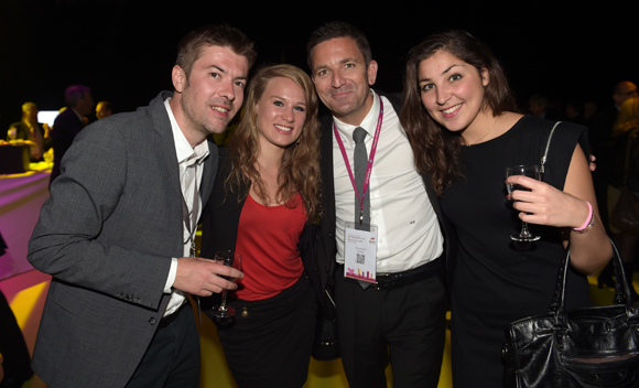 70. Yann Féminier (Medef Lyon-Rhône), Marine Doucey, Sylvain Barbier (Evotion) et Taëlle Molho